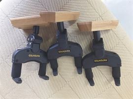 3 Guitar Wall Holders