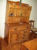 All wood hutch