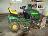 John Deere L110 model riding mower