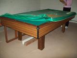Eagle pool table, plastic/mesh pockets.