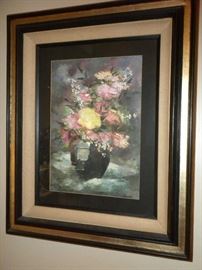 ANOTHER FLORAL PRINT IN GREAT FRAME
