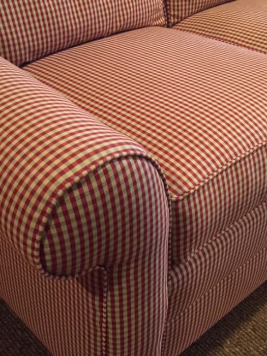 Detail of Ethan Allen sofa