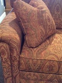 Detail of Ethan Allen loveseat