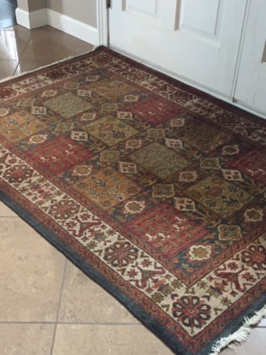 Wool entry rug (approx 4x6)