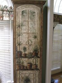 Large cabinet with shelving inside