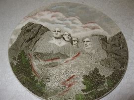Mount Rushmore plate
