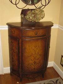 Accent table - measures about 14" deep, 30" wide, 38" High