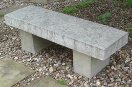 Concrete bench