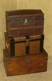 Old trunks & boxes