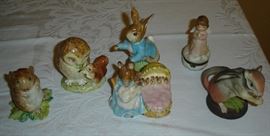 Beswick Beatrix Potter figurines, Boehm chipmunk