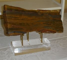 Stone & acrylic stand