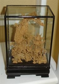 Asian cork carving