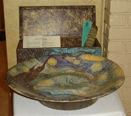 Starry Night box, bowl