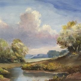 Original Ida Bishop Oil Painting.