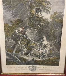 Antique French engraving