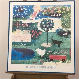 Mike Smith - Winn Devon Art Group print- one of two