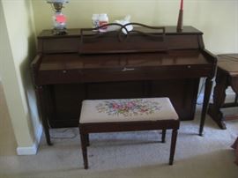 Baldwin Acrosonic Spinet and bench