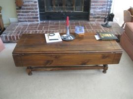 Solid wood coffee table 