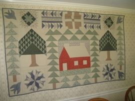Large quilt wall hanging 