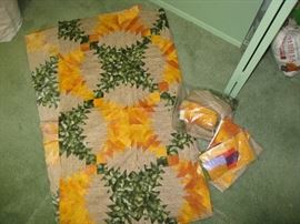 Gorgeous partial quilt