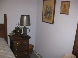 Country style night stand 