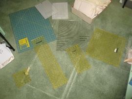 Mat and large rulers