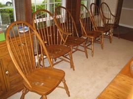 Windsor back chairs