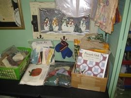 Partially finished quilts