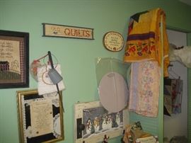 Door panel picture - Quilt top almost finished