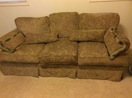 couch with matching sofa