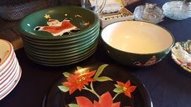 Assorted Christmas Dishes