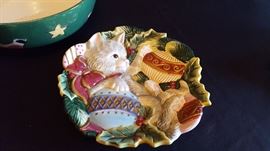 Fitz & Floyd Christmas Dish