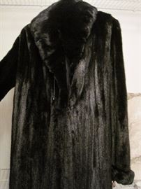 Full length mink coat by Alaskan Fur.