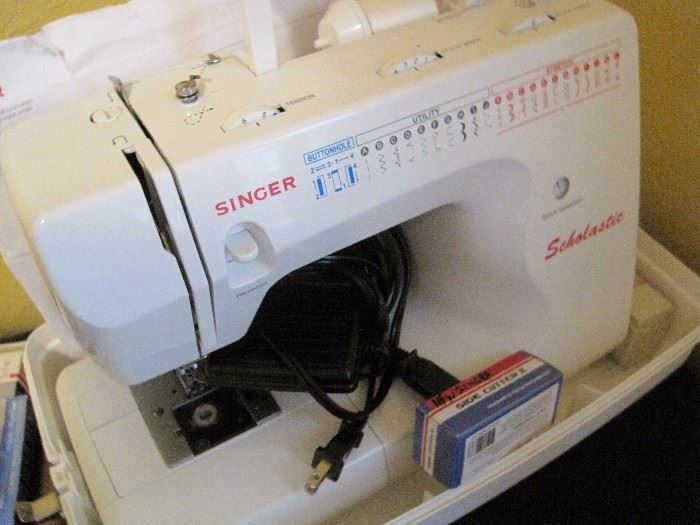 Singer Scholastic sewing machine.