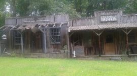 one of the outhouses filled with goodies!!