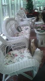 6 piece wicker set
