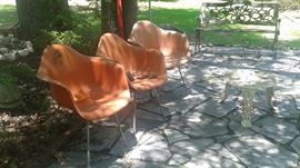 Eames fiberglass shell chairs