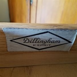 Label in Dillingham cabinet