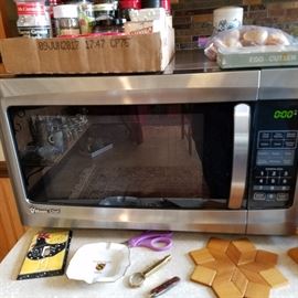 Magic Chef microwave, etc.