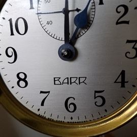 Detail of Barr clock