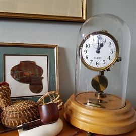 Barr clock (broken suspension) and decorative items