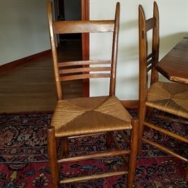 One of the 4 Hickory chairs, Canadian, ca. 1860
