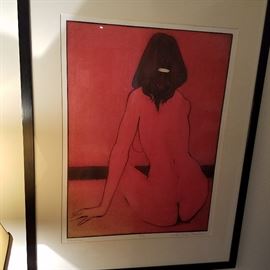 "Sandra" by Dean Meeker.  Signed and numbered.