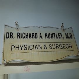 Dr. Huntley's sign
