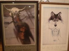 Montana Based Prints Well-Framed