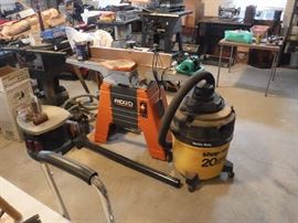 All sorts of table planers, sanders and more