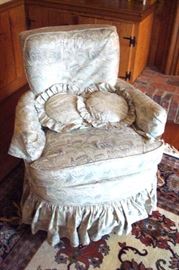 Family room swivel rocker.