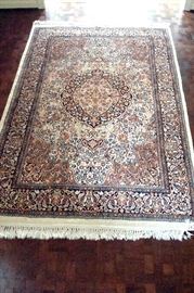 Vintage Nain Persian oriental rug