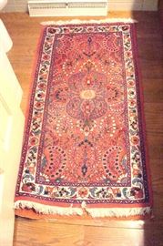 Vintage Oriental Sarouk area rug