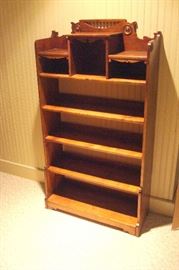 Antique bookcase.